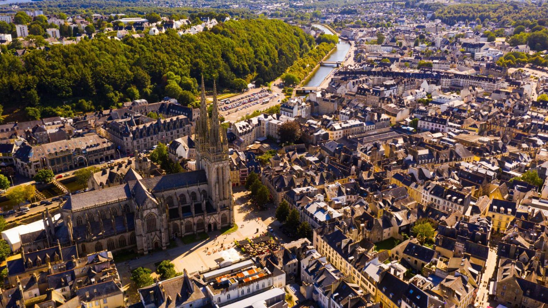 Apartament Immeuble Les Perdrix Quimper Zewnętrze zdjęcie